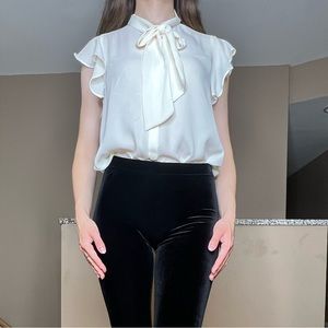 Ivory blouse. ZARA. Size XS. Condition like new.